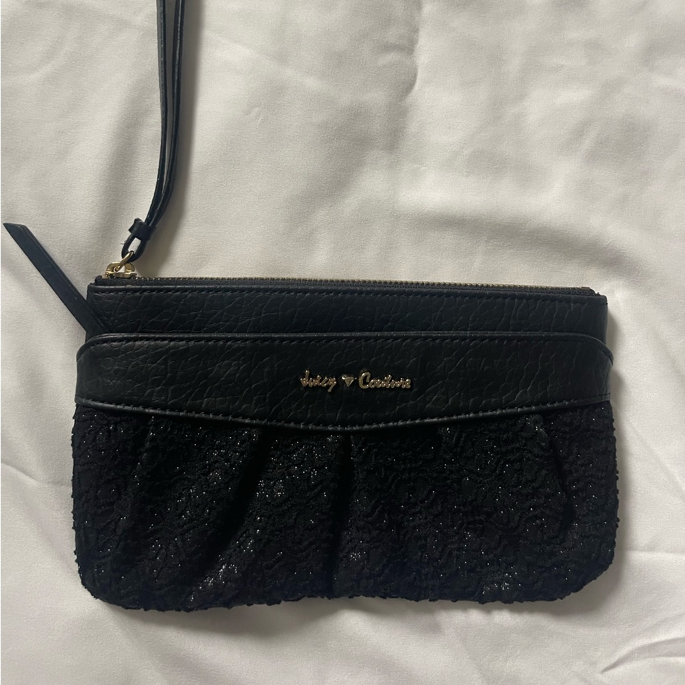 black juicy couture wristlet